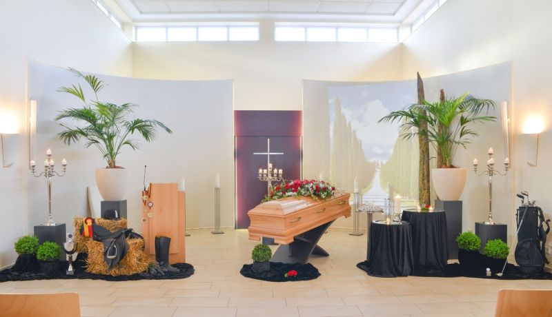 Große Halle im Bestattungshaus Körner